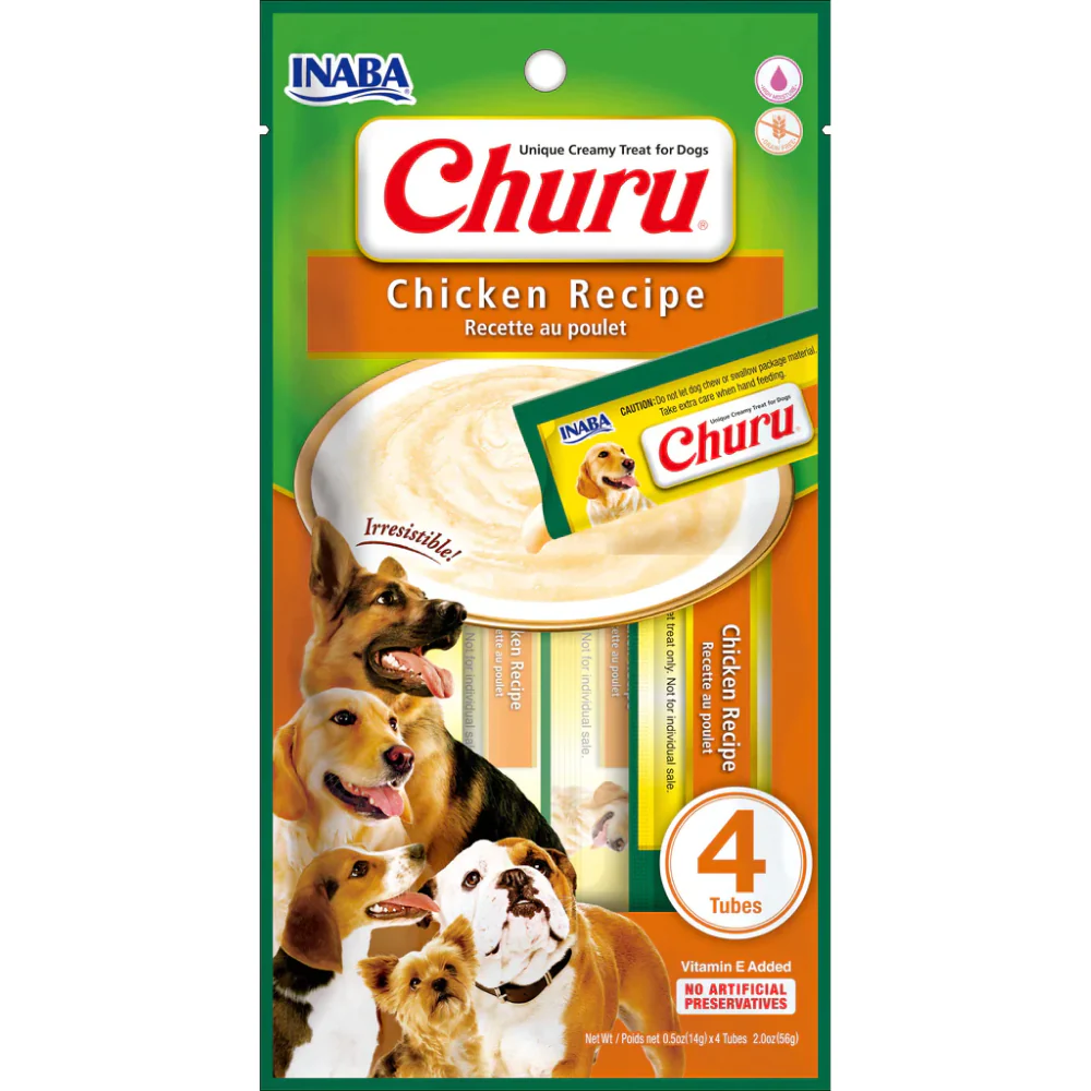 INABA Churu Chicken Recipe Dog Treats - Image 2