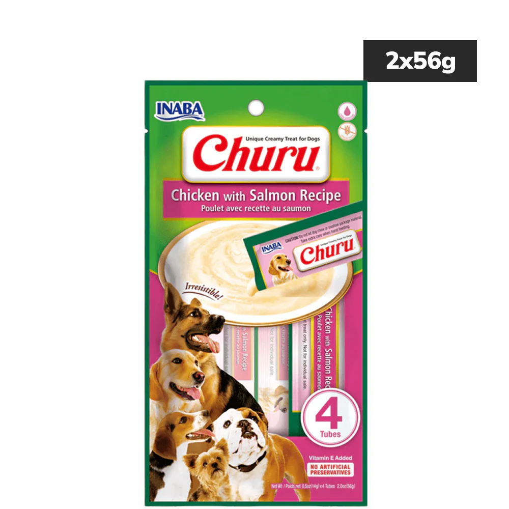 INABA Churu Chicken with Salmon Flavour Dog Treats - Image 3