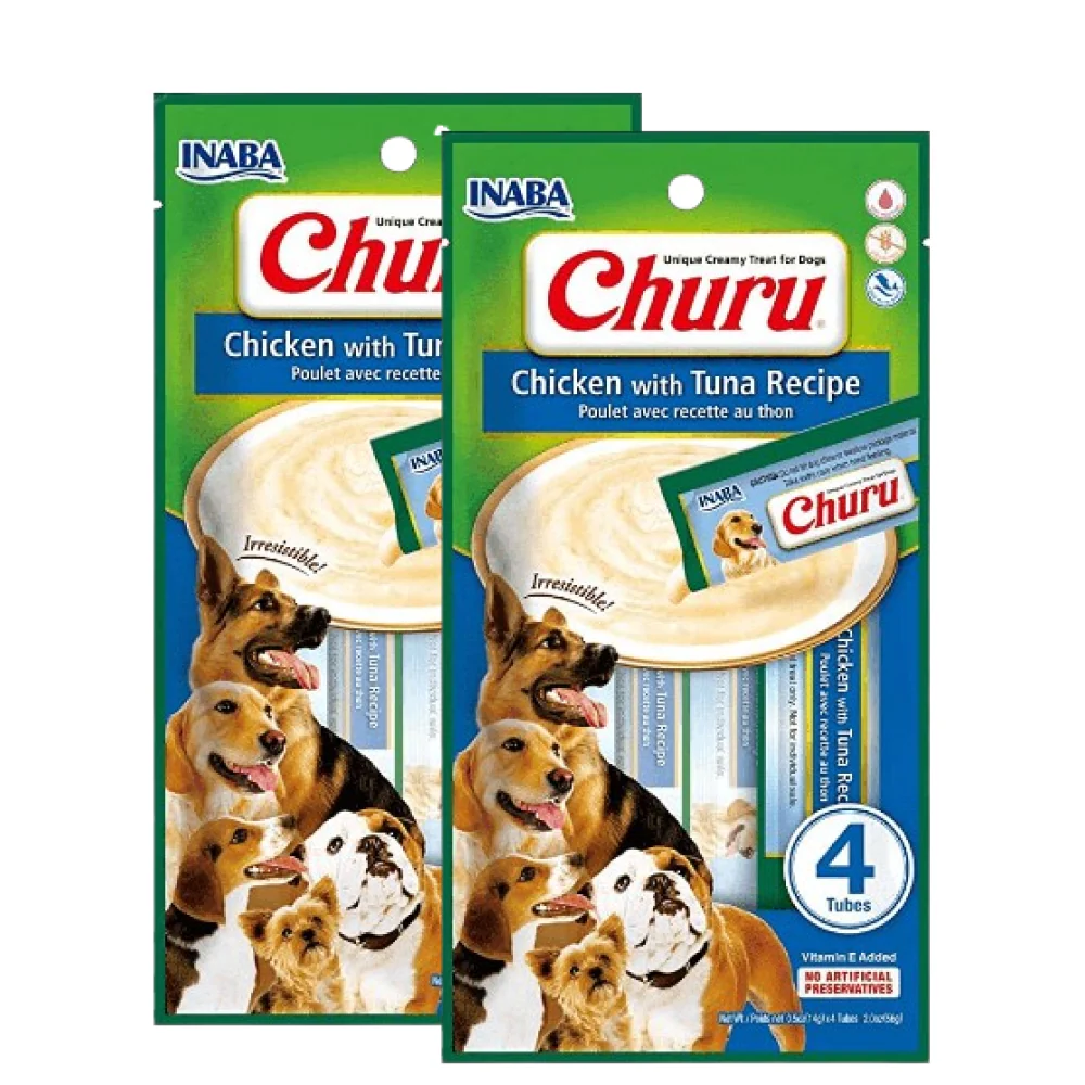 INABA Churu Chicken with Tuna Flavour Dog Treats - Image 2