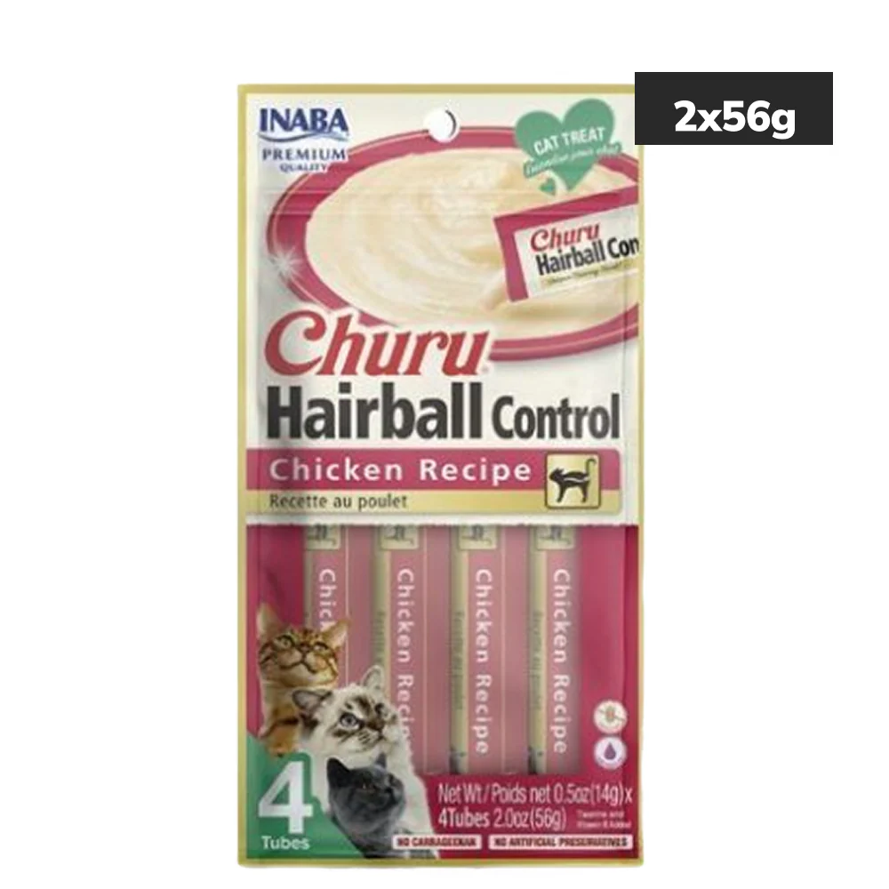 INABA Churu Hairball Chicken Cat Treats - Image 2