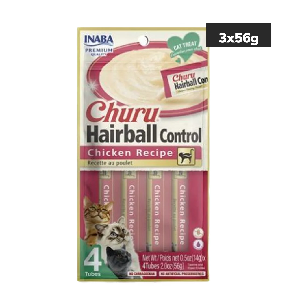INABA Churu Hairball Chicken Cat Treats - Image 3