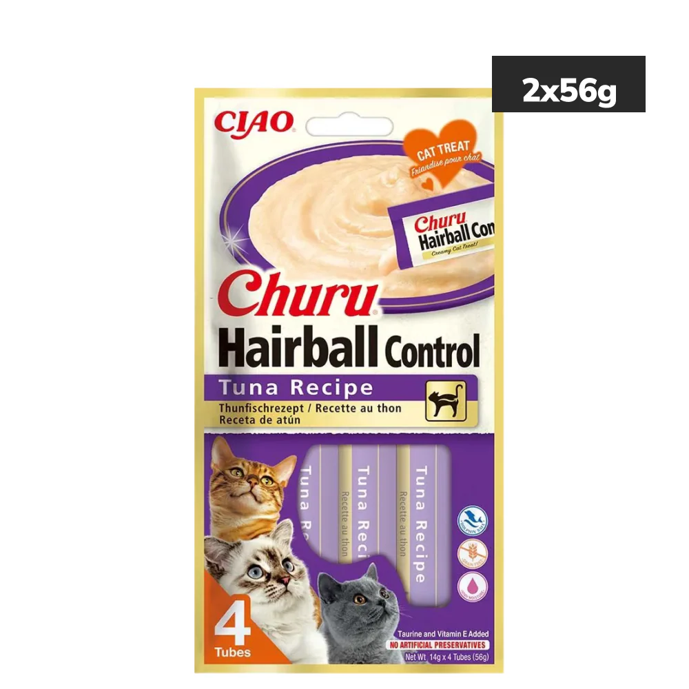 INABA Churu Hairball Tuna Cat Treats - Image 3