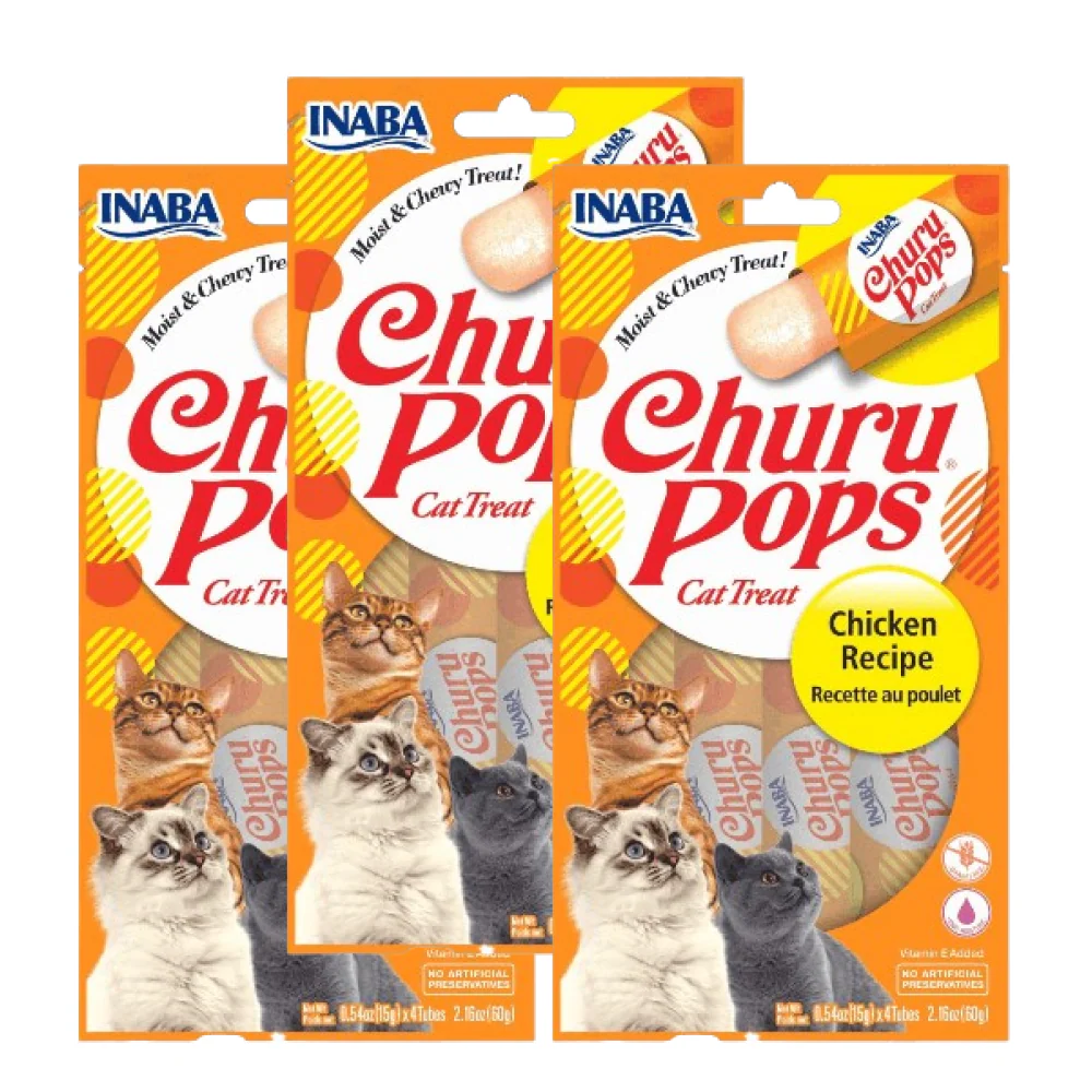 INABA Churu Pops Chicken Flavour Cat Treat - Image 6