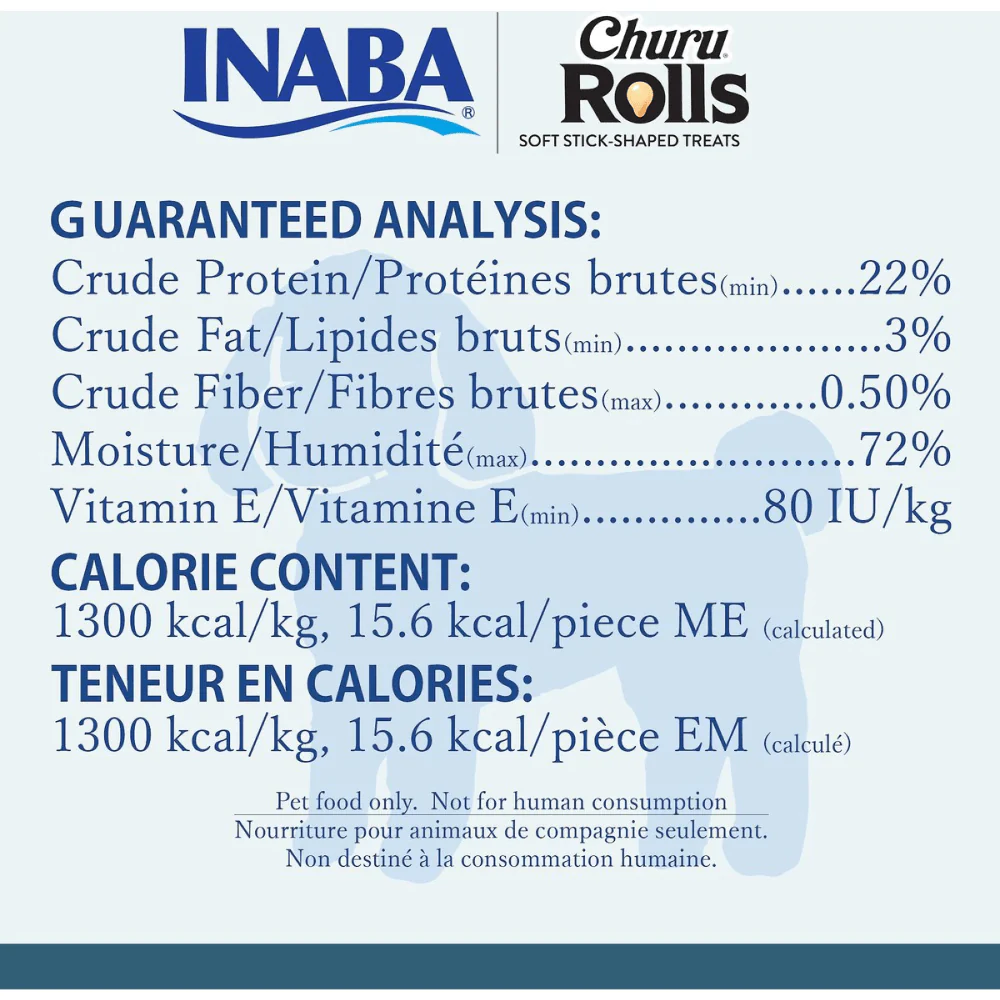 INABA Churu Roll Chicken Recipe Wraps Chicken Recipe Dog Treats - Image 5