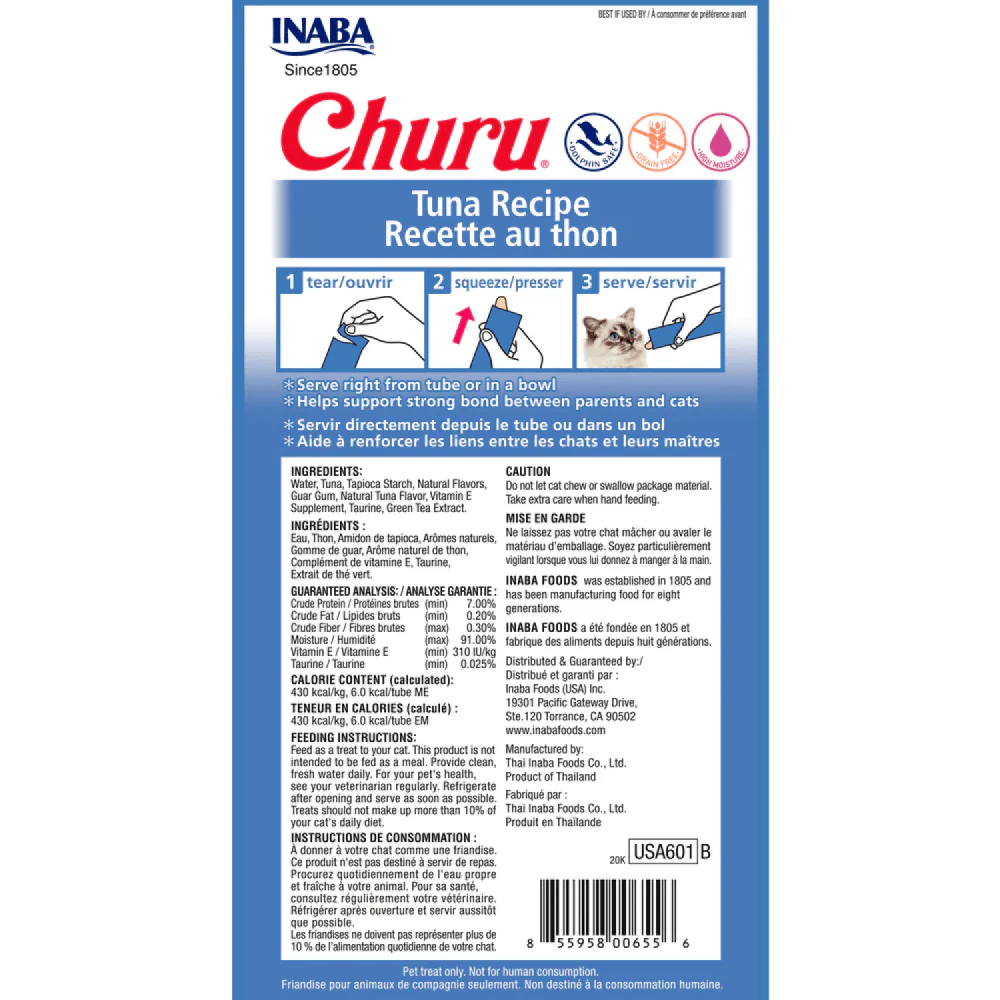 INABA Churu Tuna Cat Treats - Image 2