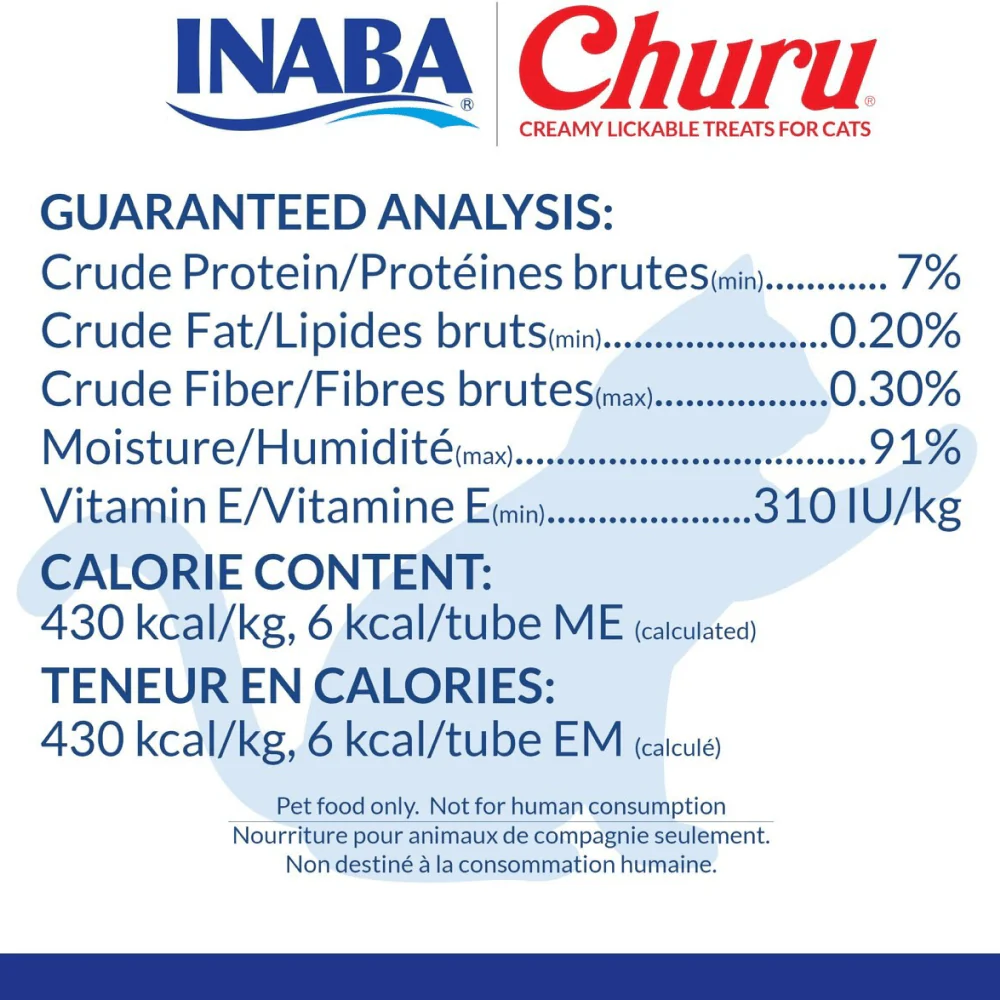 INABA Churu Tuna & Bonito Flakes Recipe Cat Treats - Image 3