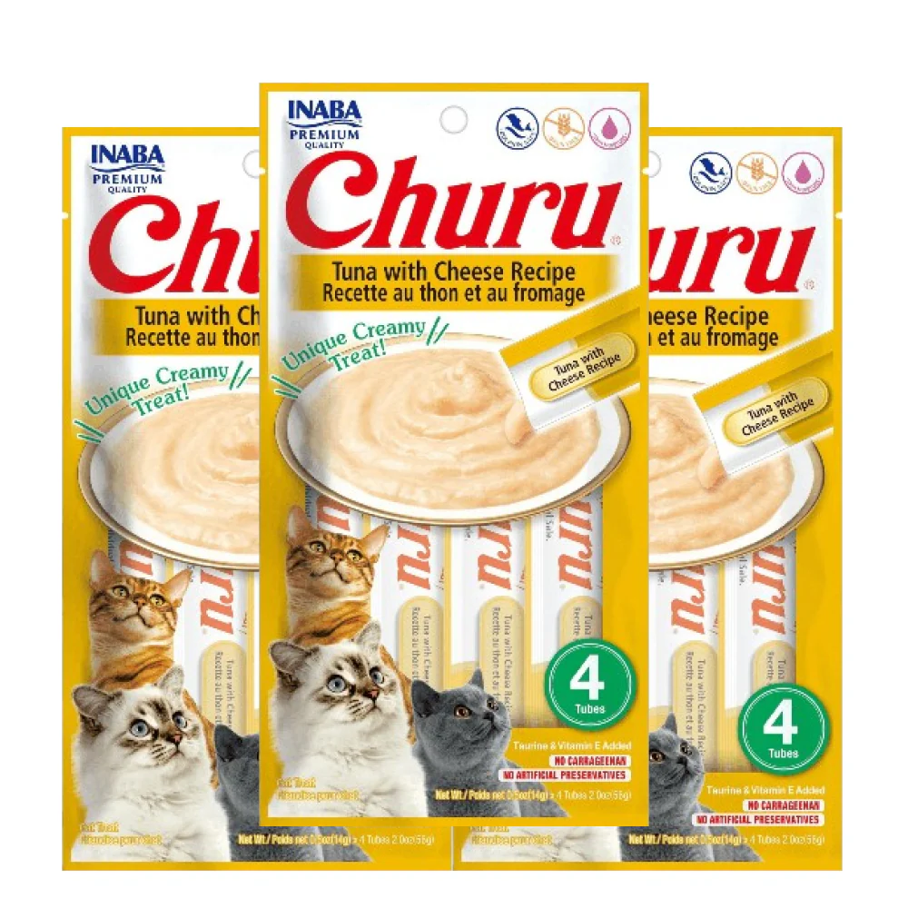 INABA Churu Tuna with Cheese Cat Treats - Image 7