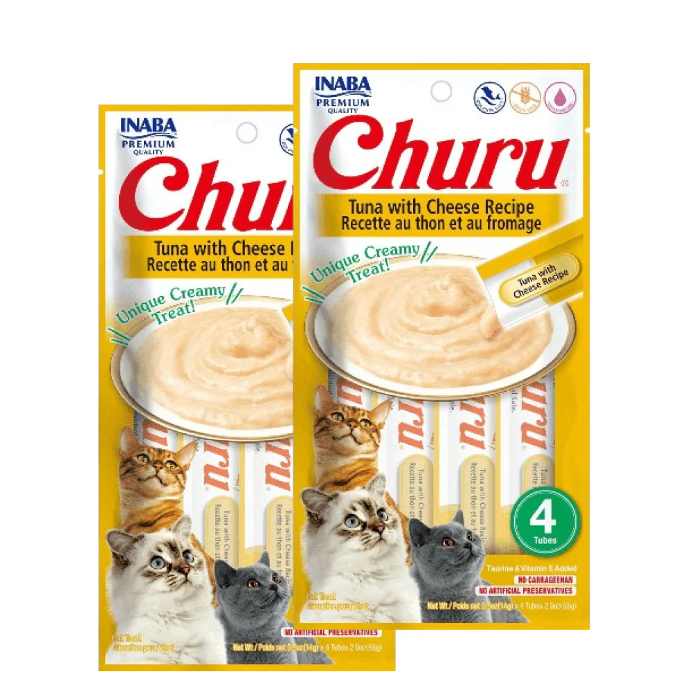 INABA Churu Tuna with Cheese Cat Treats - Image 8