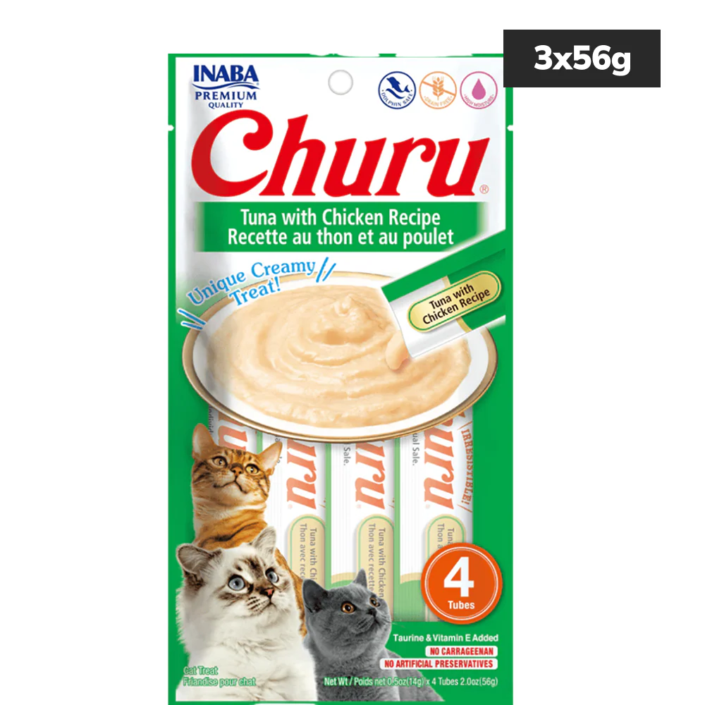 INABA Churu Tuna with Chicken Creamy Cat Treats - Image 9