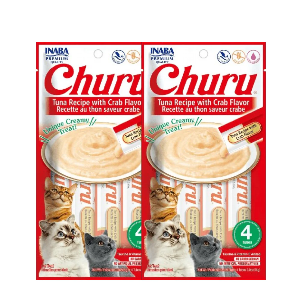 INABA Churu Tuna with Crab Cat Treats - Image 9