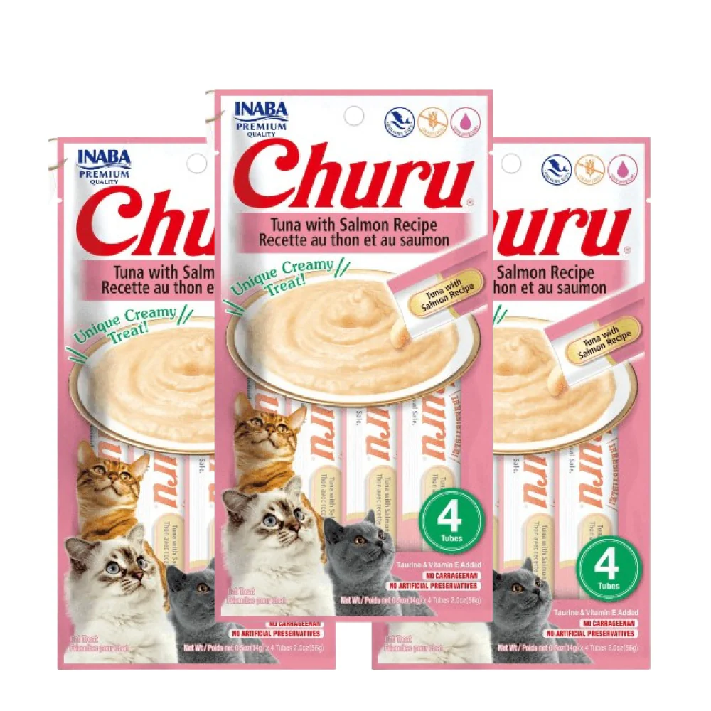 INABA Churu Tuna with Salmon Cat Treats - Image 7
