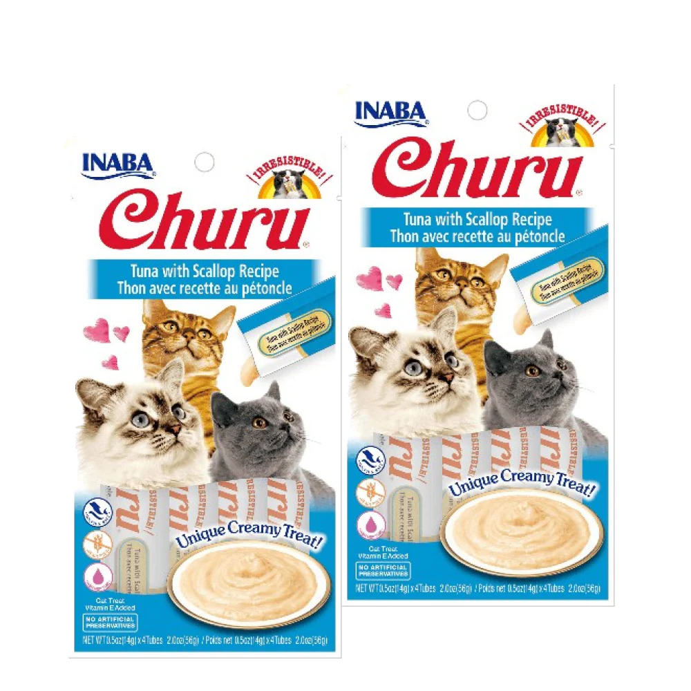 INABA Churu Tuna with Scallop Cat Treats - Image 6