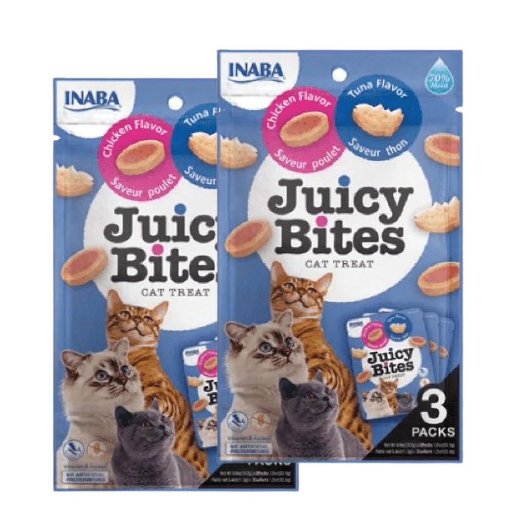 INABA Juicy Bites Tuna and Chicken Flavoured Cat Treats - Image 7