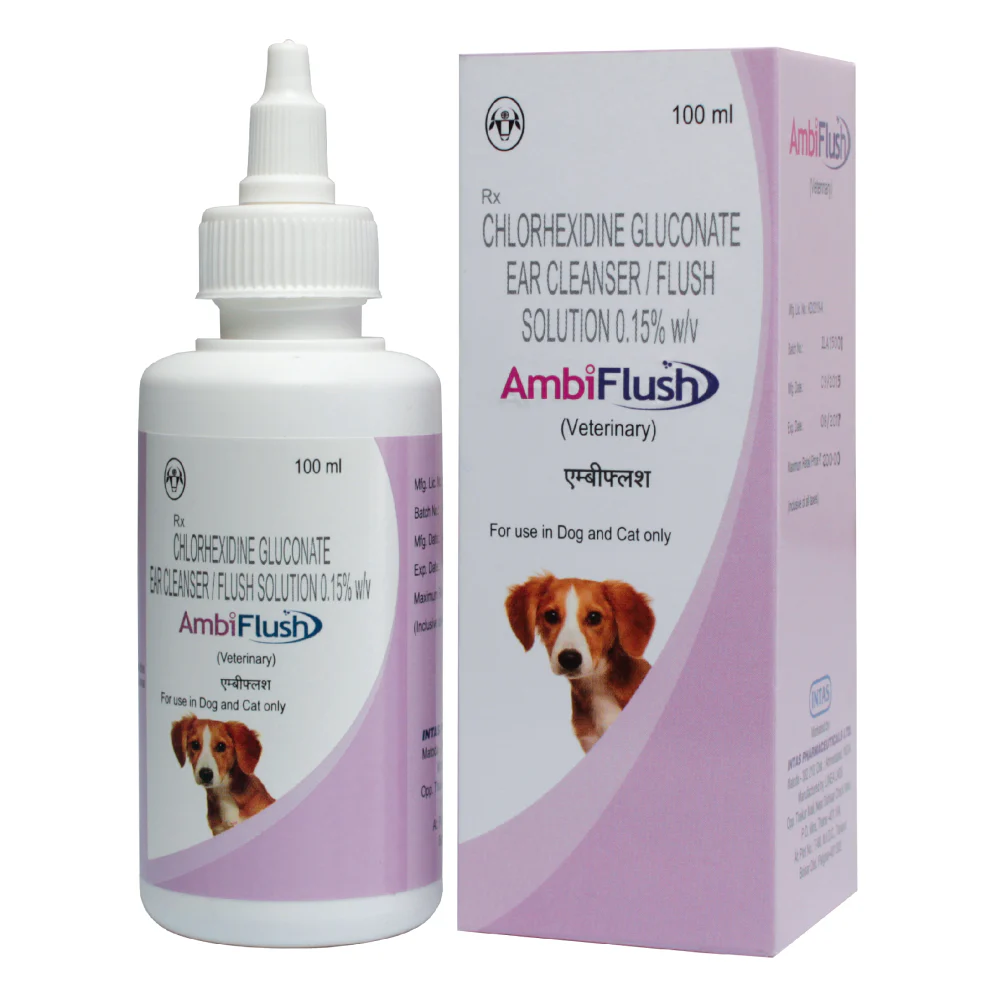 Intas Ambiflush Ear Cleanser for Dogs and Cats (100ml) - Image 3