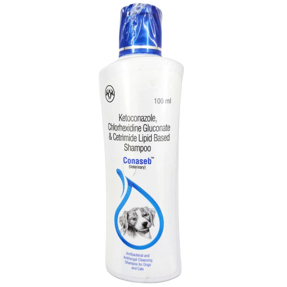 Intas Conaseb Antibacterial Antifungal Shampoo for Dogs & Cats - Image 2