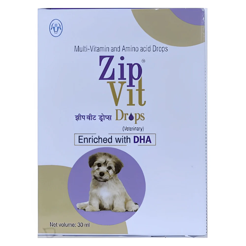 Intas Eazypet Dewormer and Zipvit Drops Multivitamin Supplement for Puppies Combo - Image 3