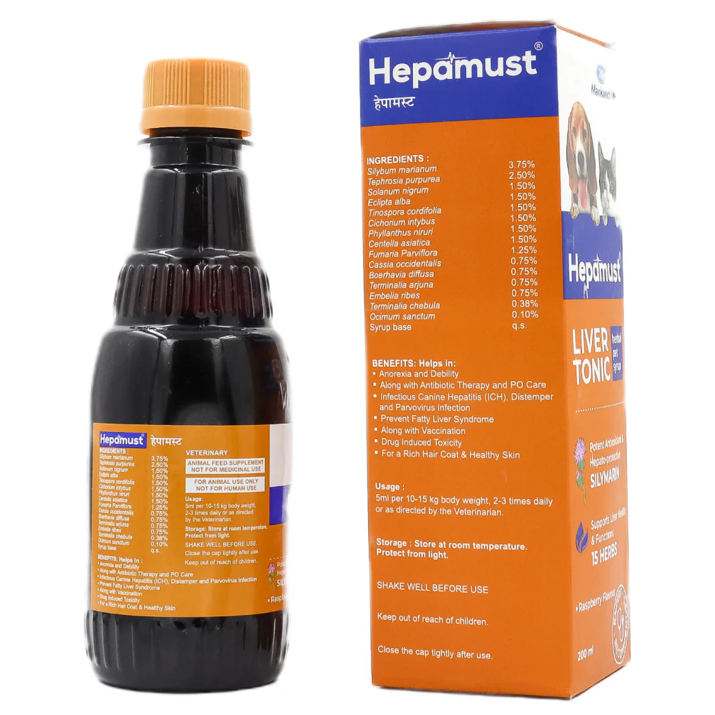 Mankind Hepamust Liver Tonic Appetite Booster for Dogs and Cats (200ml) - Image 3