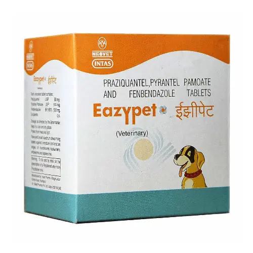 Intas Eazypet Deworming Tablet (10 Tabs) and Zoetis Simparica Tick & Flea Control Tablet for Dogs 20 to 40 kg (1 Tablet) Combo - Image 2