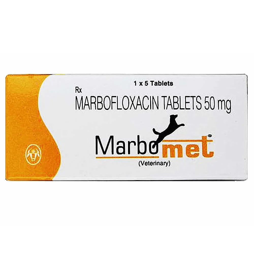 Intas Marbomet 50mg (Marbofloxacin) Tablets for Dogs & Cats - Image 2
