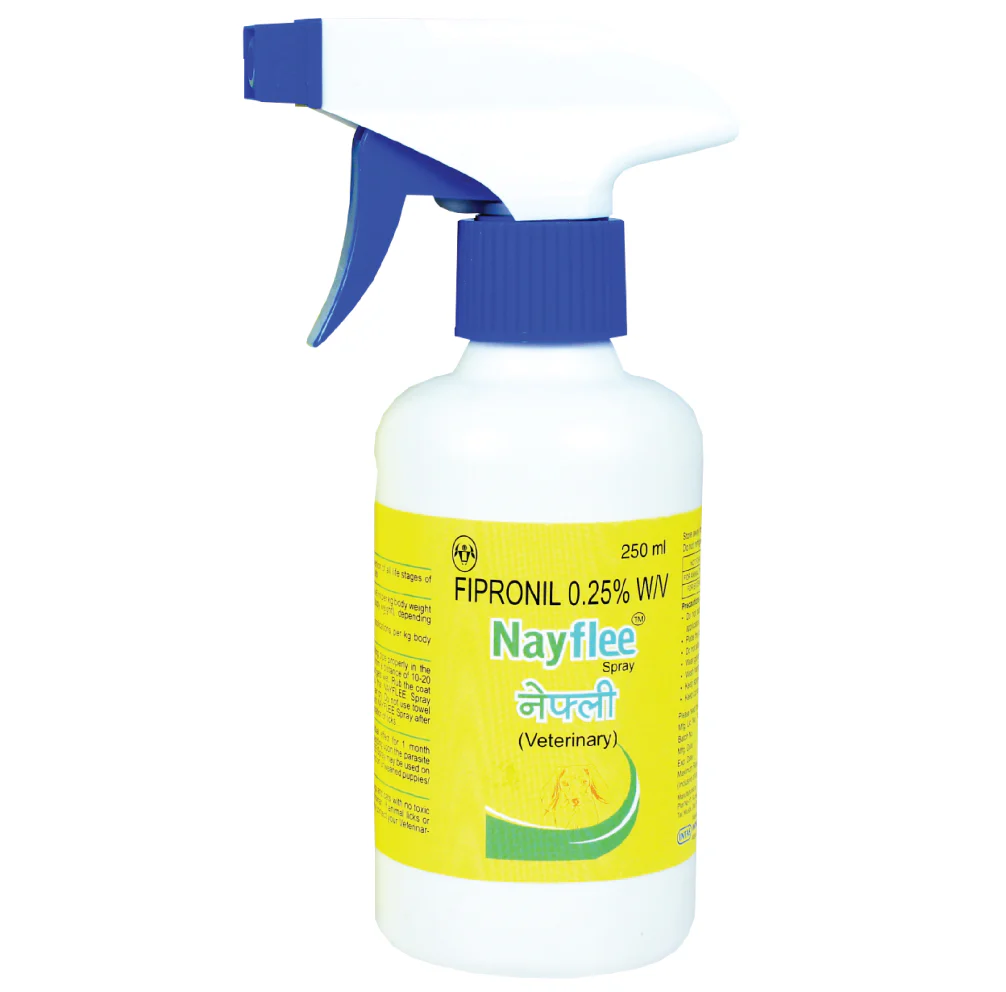 Intas Nayflee Fipronil Spray for Dogs and Cats (100ml) - Image 2