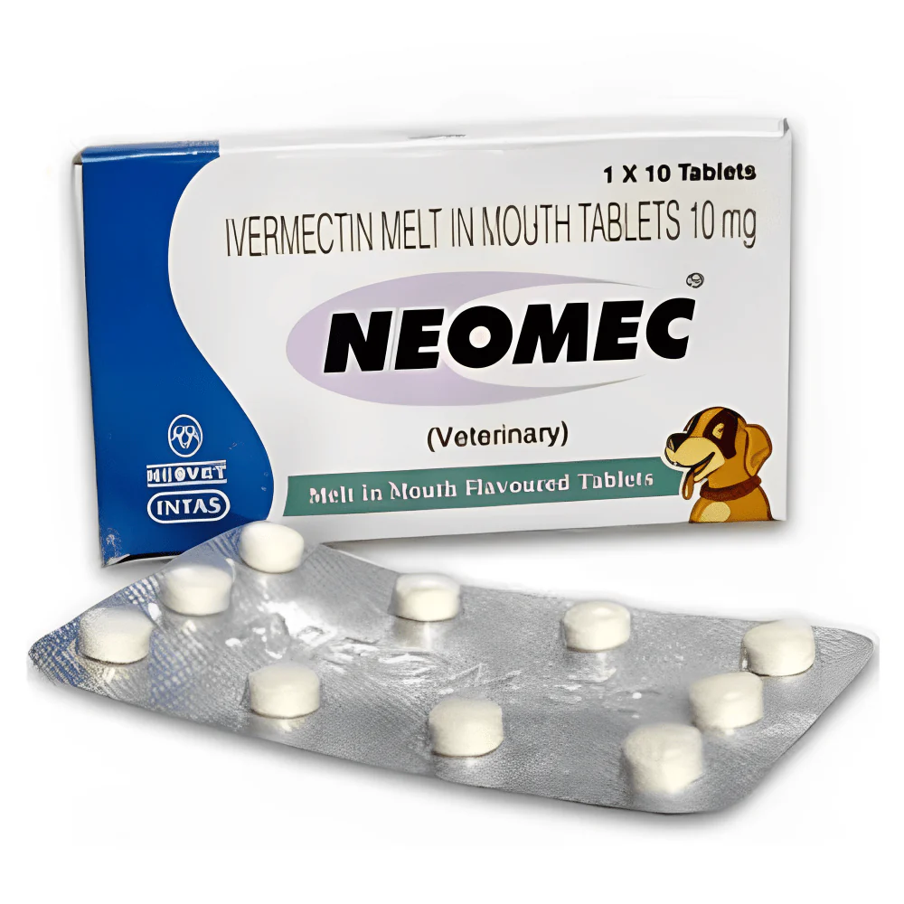 Intas Neomec (Ivermectin) 10mg Tablets for Dogs - Image 3