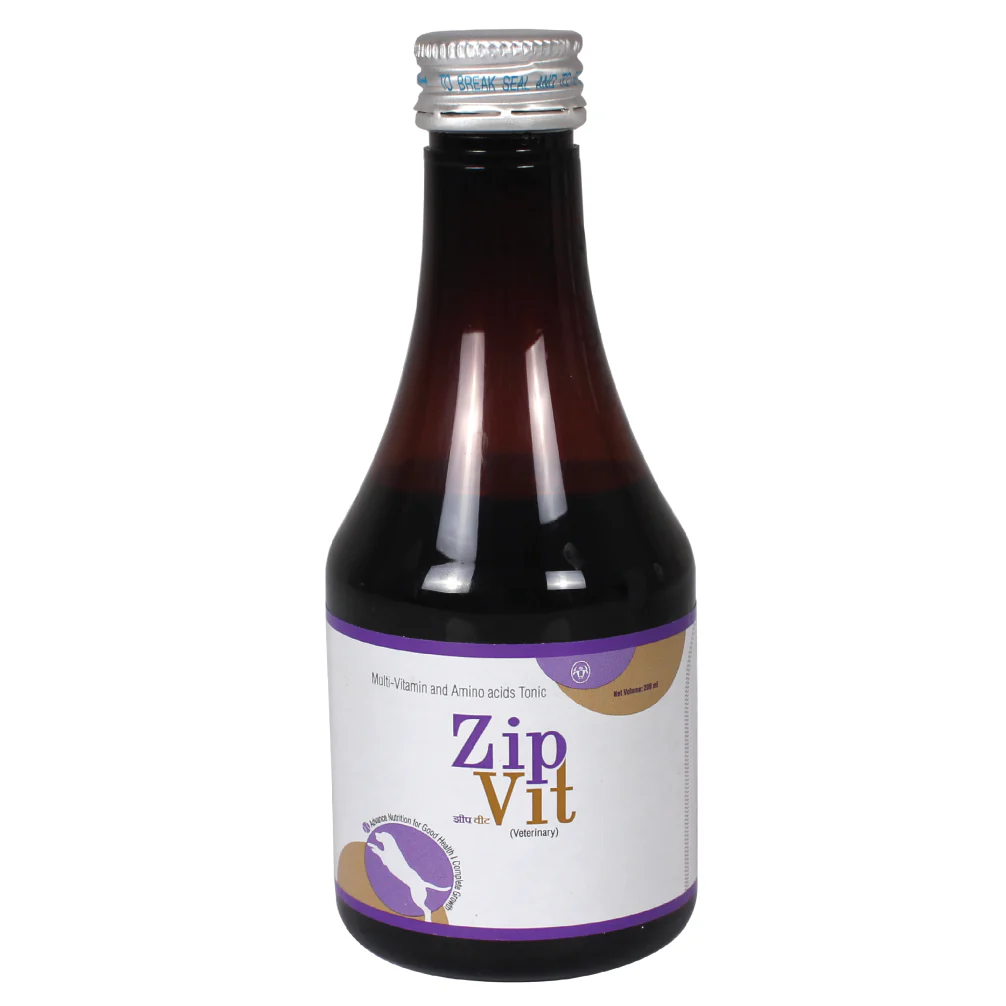 Intas Zipvit Multi Vitamin Supplement for Dogs and Cats (200ml) - Image 4