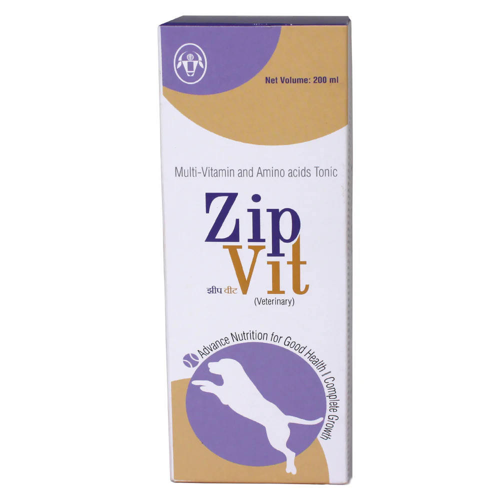 Intas Zipvit Multi Vitamin Supplement for Dogs and Cats (200ml) - Image 5