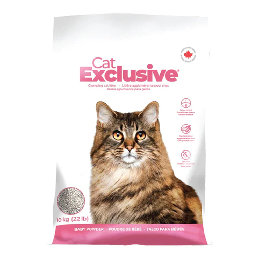 Intersand Cat's Exclusive Baby Powder Scent Clumping Cat Litter