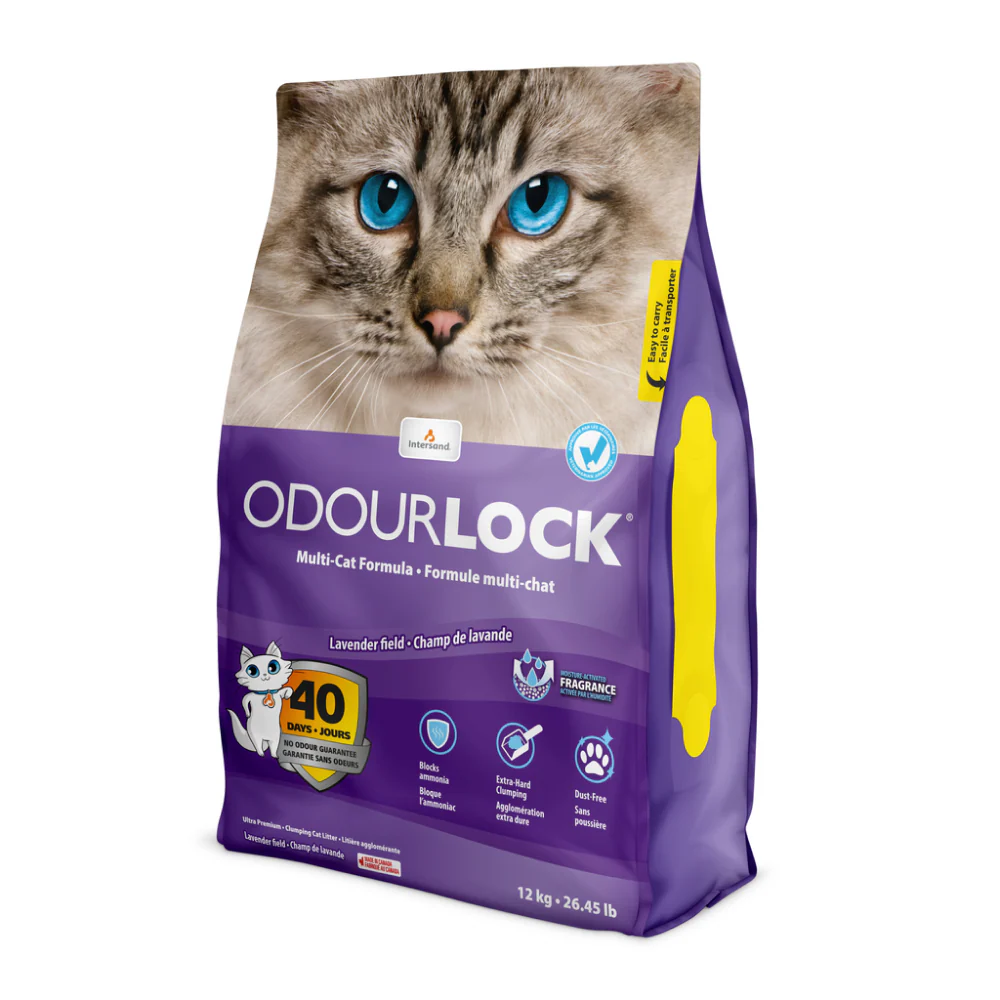 Intersand Lavender Scented Odour Lock Cat Litter - Image 3