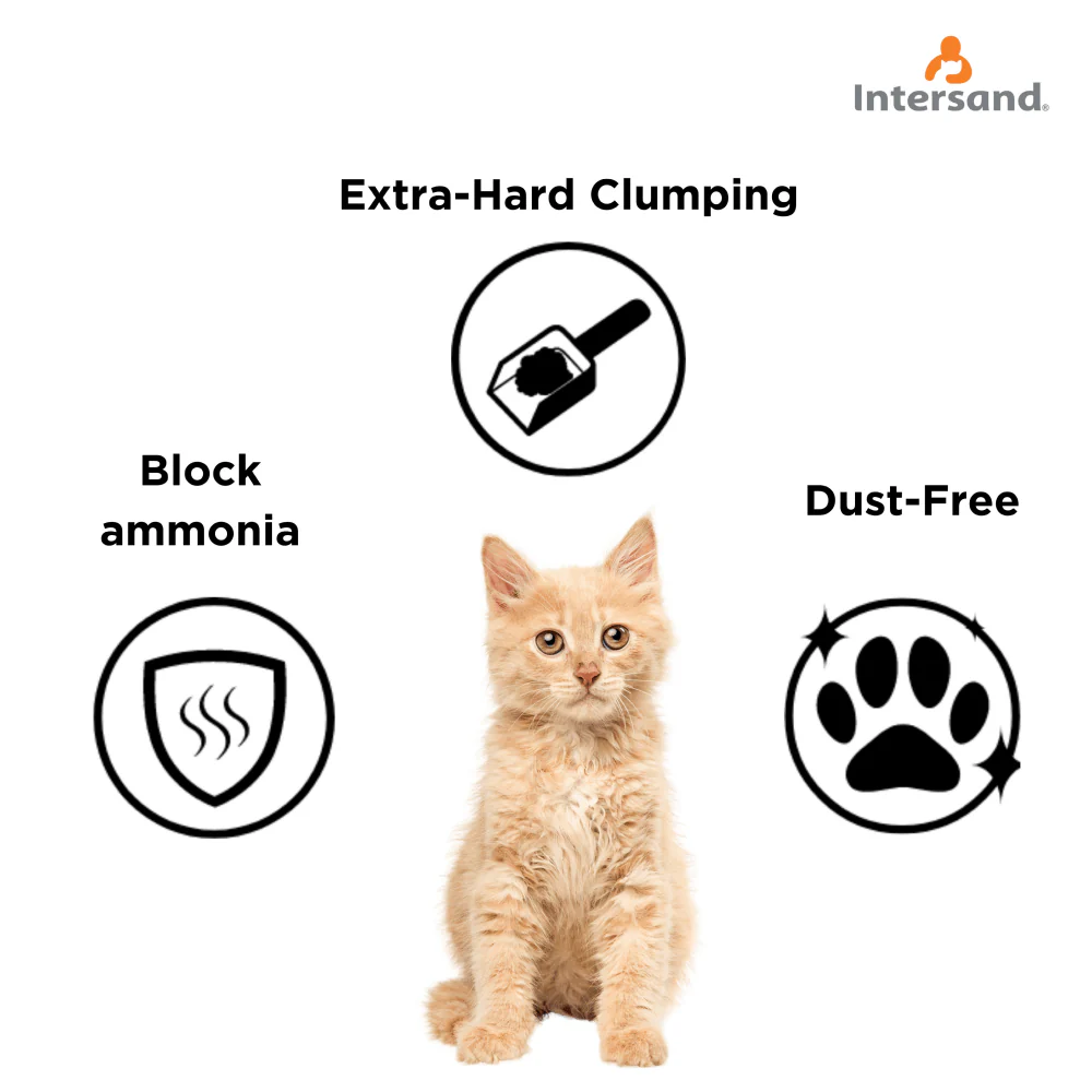 Intersand Scented Odour Lock Calming Baby Powder Cat Litter - Image 2