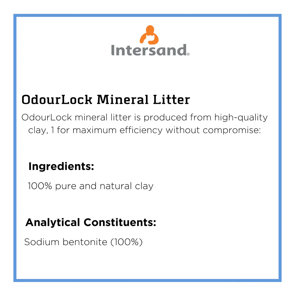 Intersand Scented Odour Lock Calming Baby Powder Cat Litter - Image 3