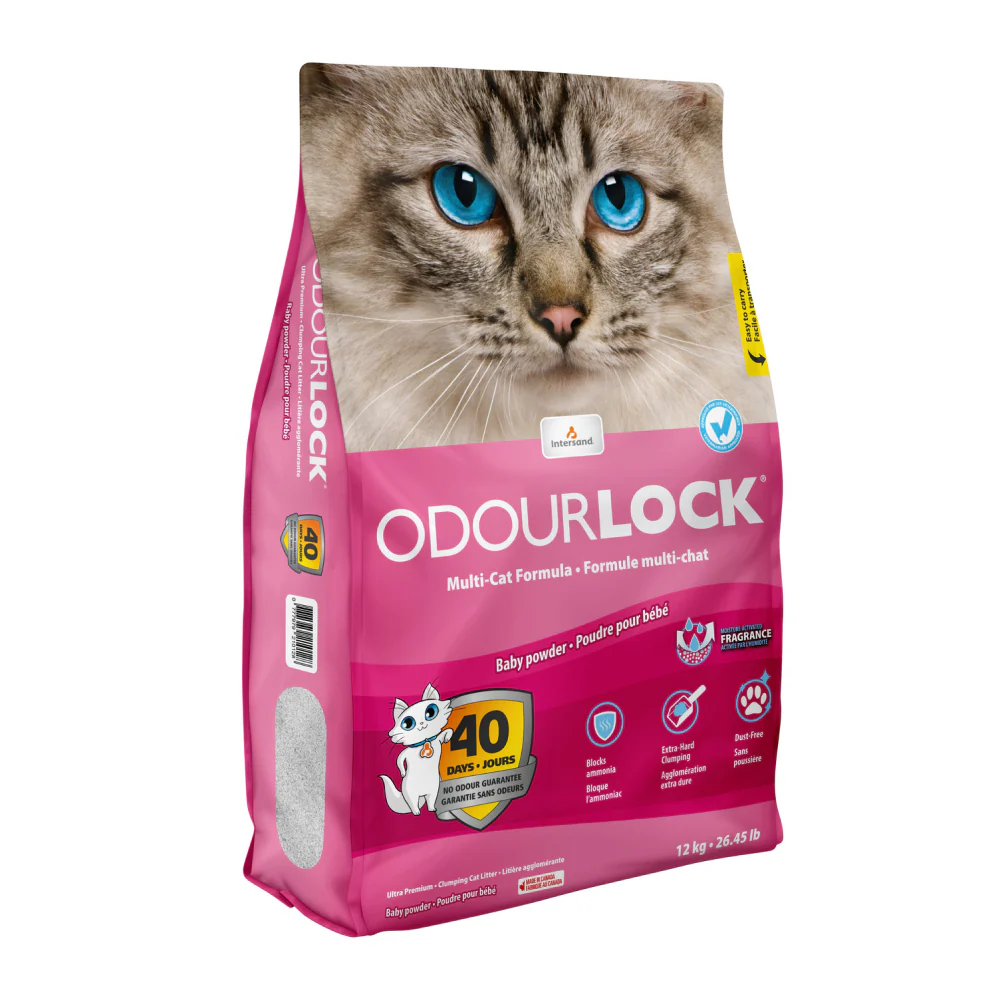Intersand Scented Odour Lock Calming Baby Powder Cat Litter - Image 8
