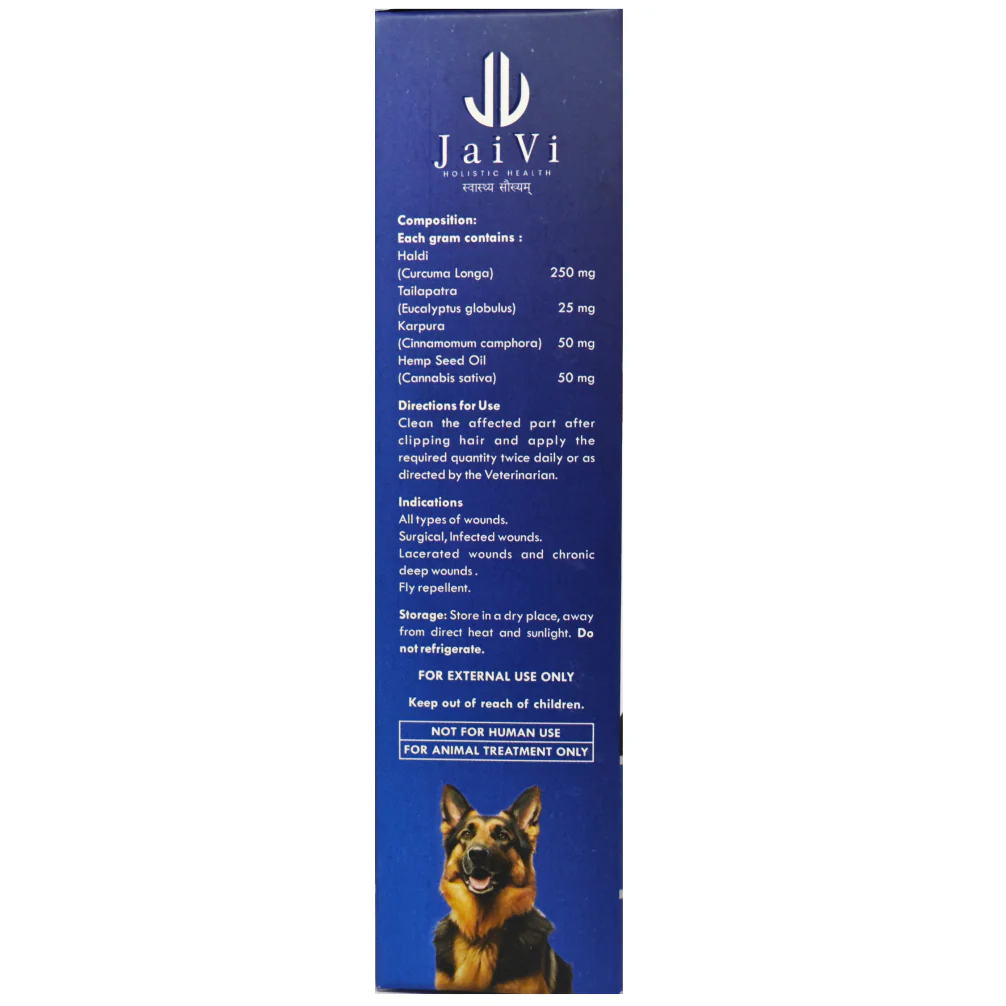 JaiVI HB Healing Cream for Dogs and Cats (Herbal Wound Care Formula) - Image 4