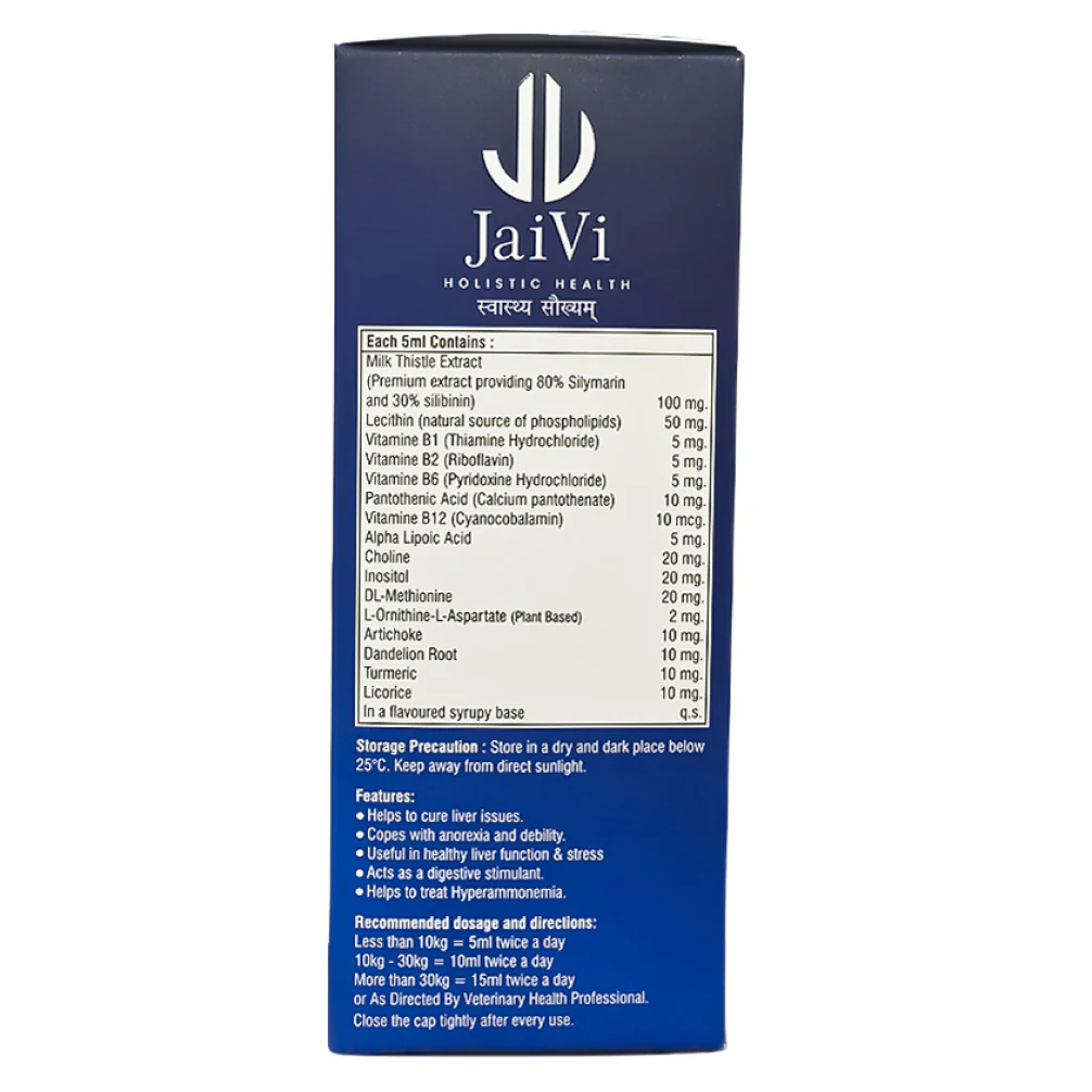 JaiVI Liver Syrup Supplements for Dogs and Cats - Image 3
