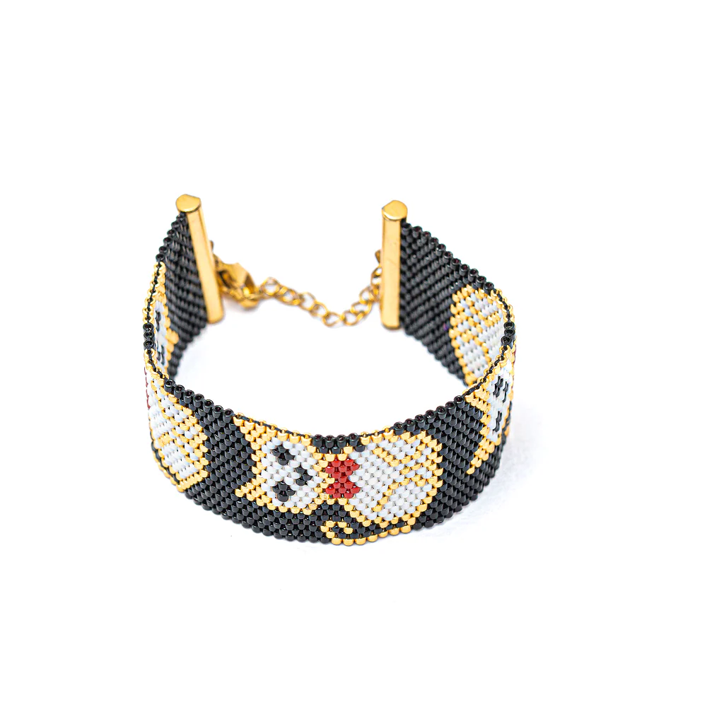 Jenni & Janki Minimalist Handwoven Miyuki Cat Bracelet - Image 2