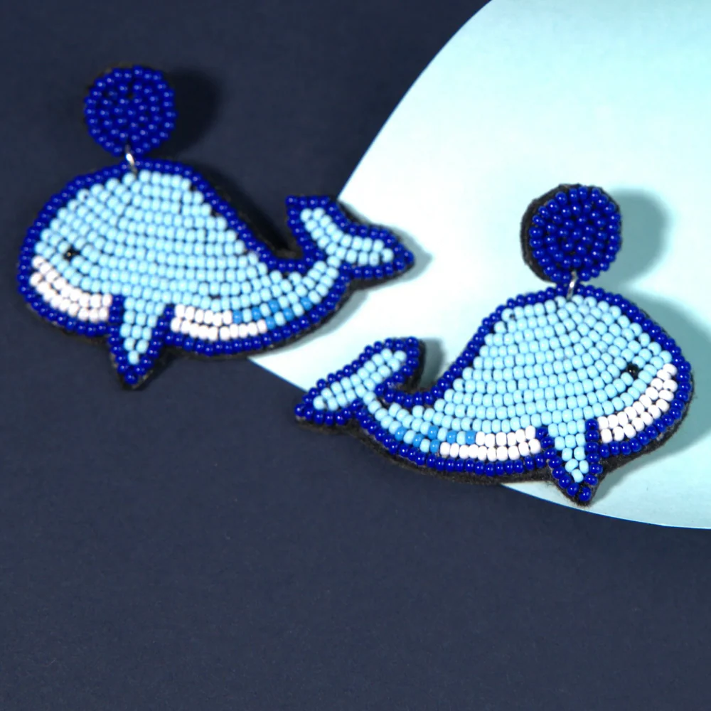 Jenni & Janki Handcrafted Alice Dolphin Earrings - Image 3