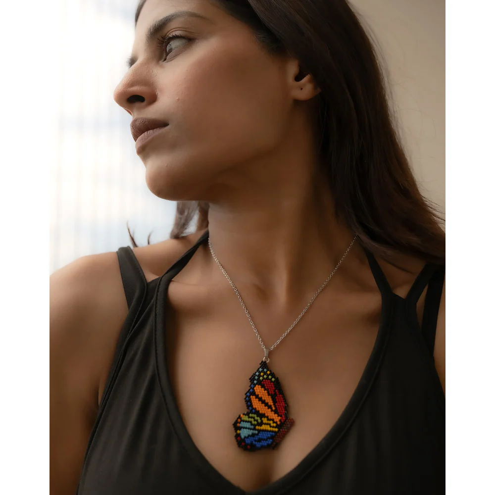 Jenni & Janki Handcrafted Miyuki Irene Necklace - Image 3