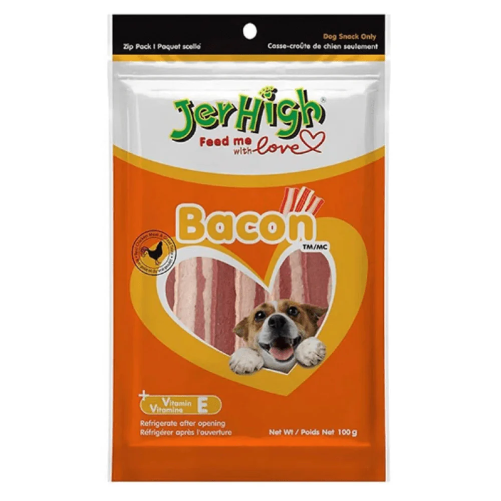 JerHigh Chicken Bacon Dog Treats - Image 2