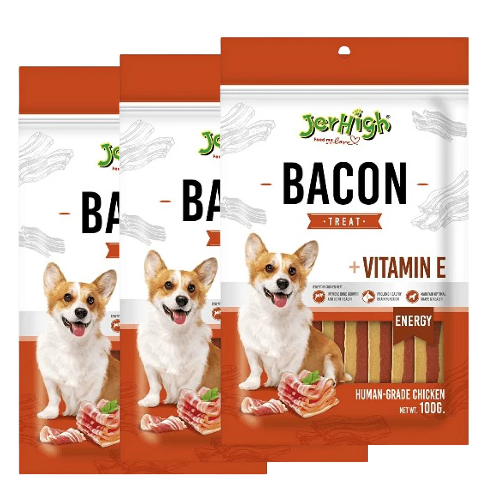 JerHigh Chicken Bacon Dog Treats - Image 3