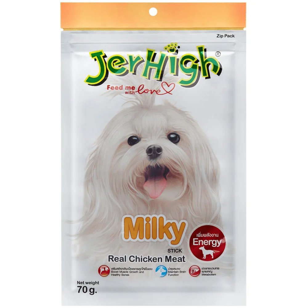 JerHigh Chicken Blueberry and Milky Dog Treats Combo - Image 4
