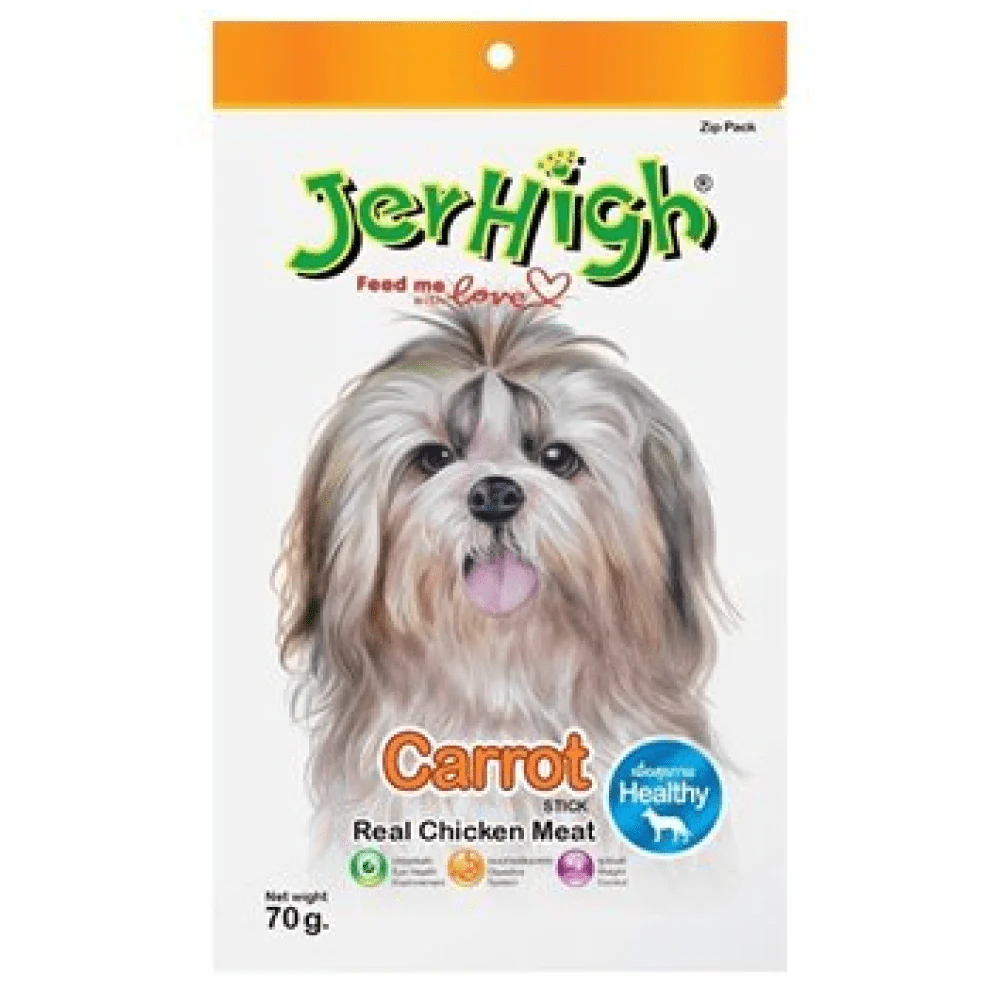 JerHigh Chicken Blueberry and Carrot Dog Treats Combo - Image 4