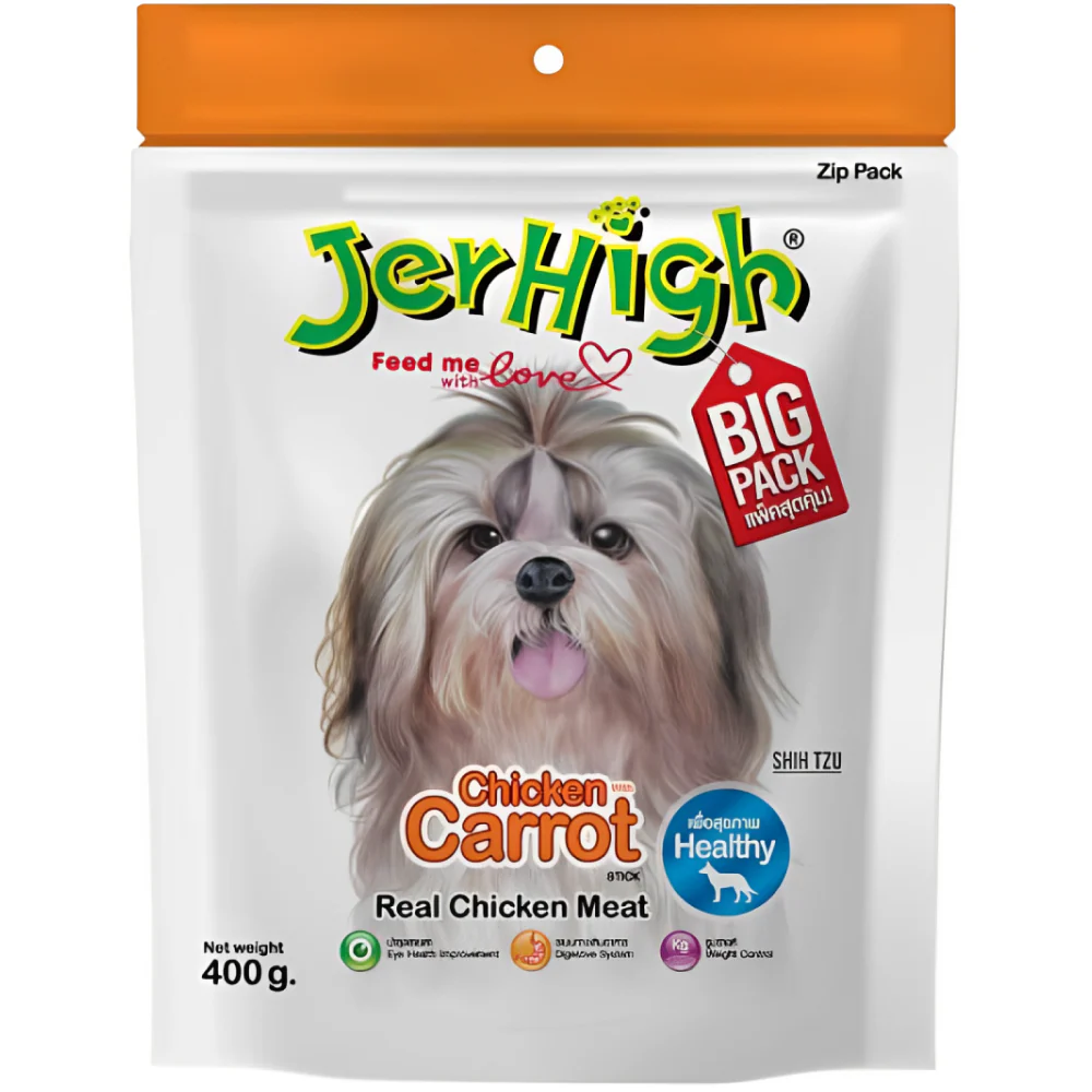 JerHigh Chicken Carrot Dog Treats - Image 4