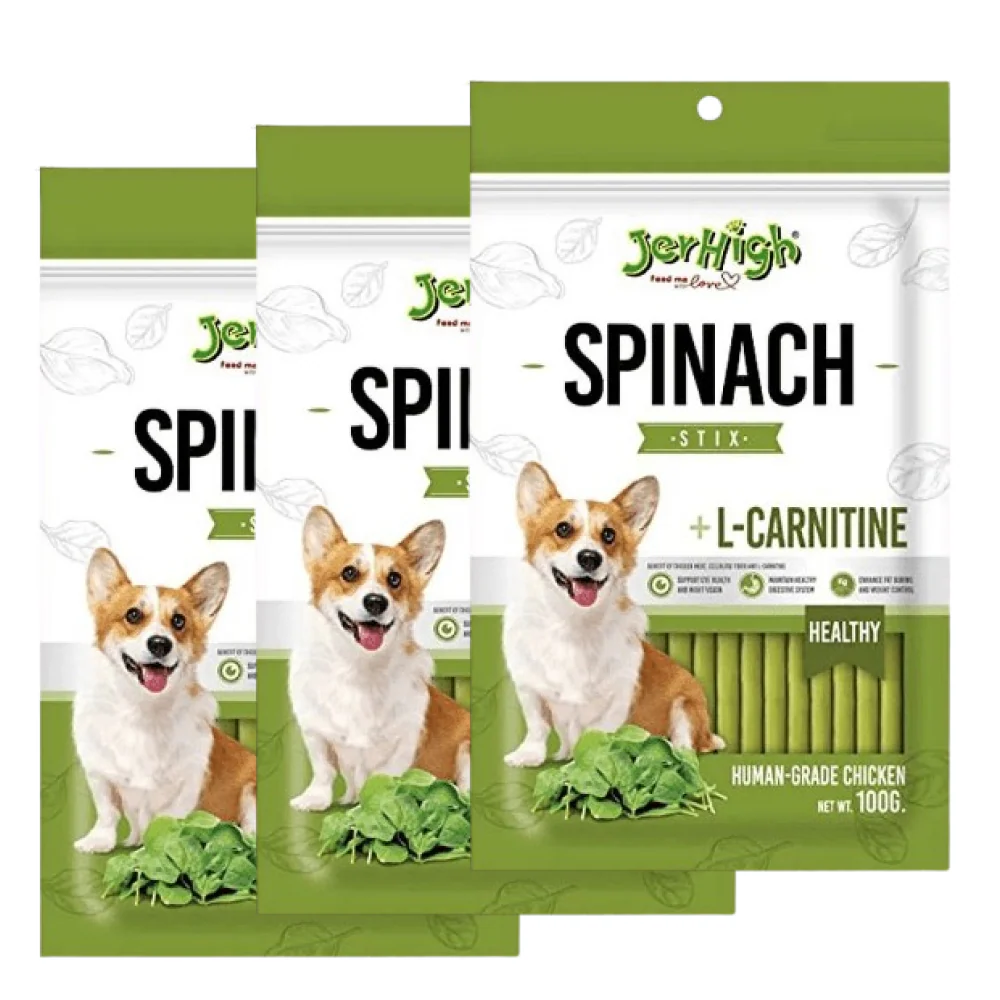 JerHigh Spinach Stix Dog Treats - Image 3