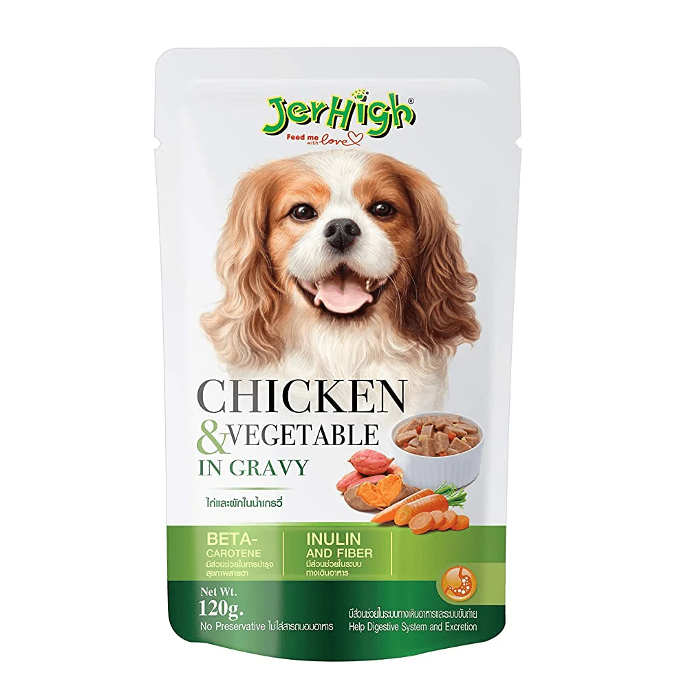 JerHigh Vegetable and Chicken in Gravy Dog Wet Food - Image 2