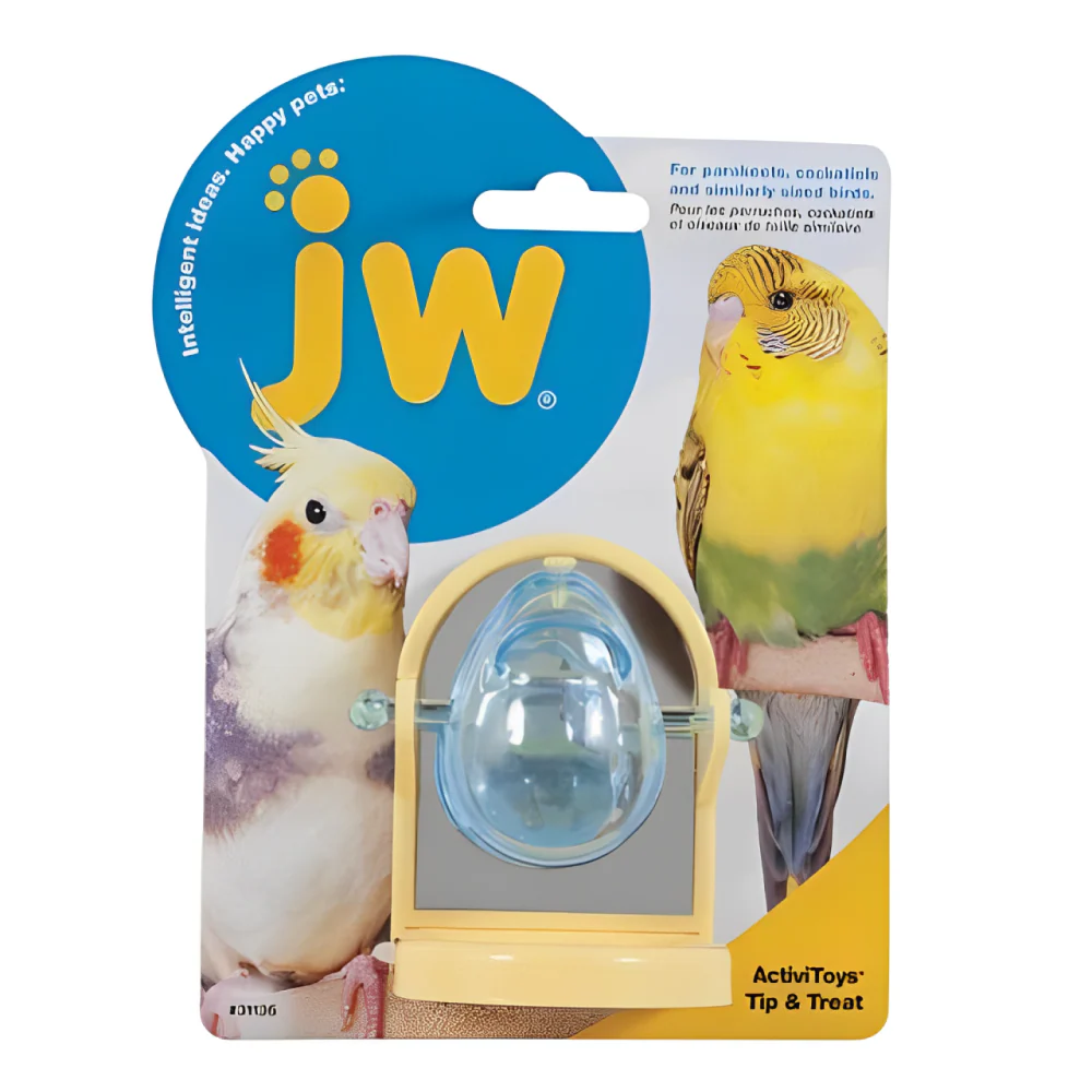 JW ActiviToys Tip & Treat Toy for Birds (Yellow) - Image 4