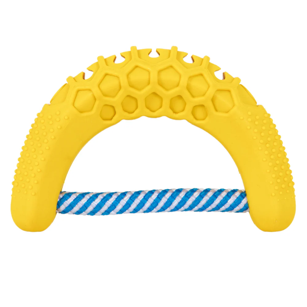 JW Banana Chew ee Dental Toy for Dogs (Yellow) - Image 6