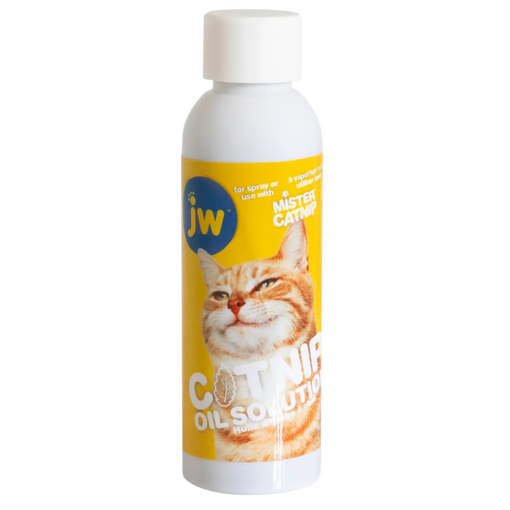 JW Catnip Mister Toy for Cats (White/Blue) - Image 5