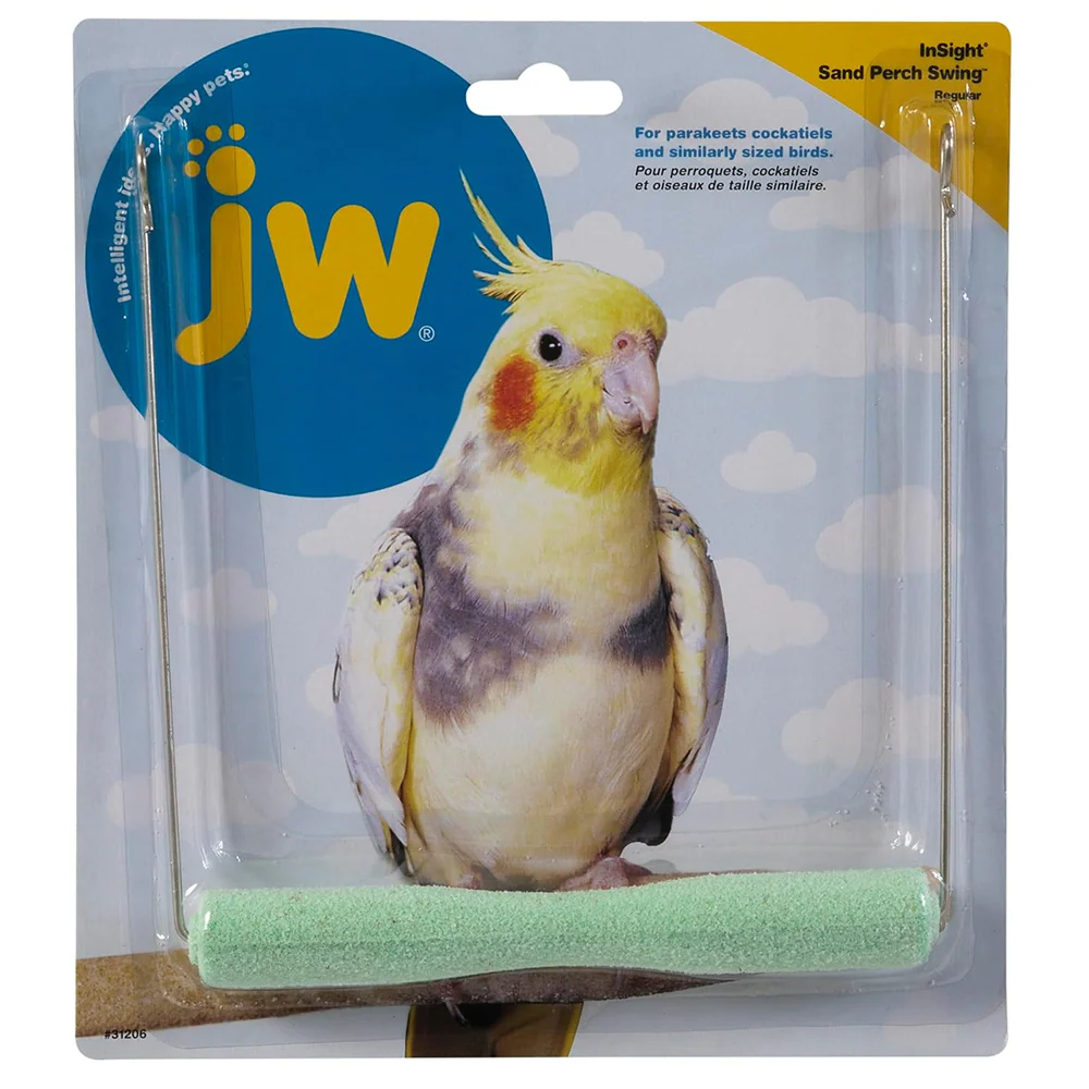 JW Insight Sand Perch Swing for Birds (Green) - Image 2