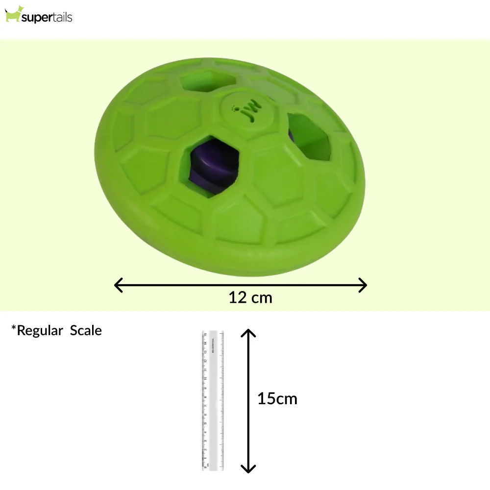 JW Natural Sound Rumbler Toy for Dogs (Green) - Image 3