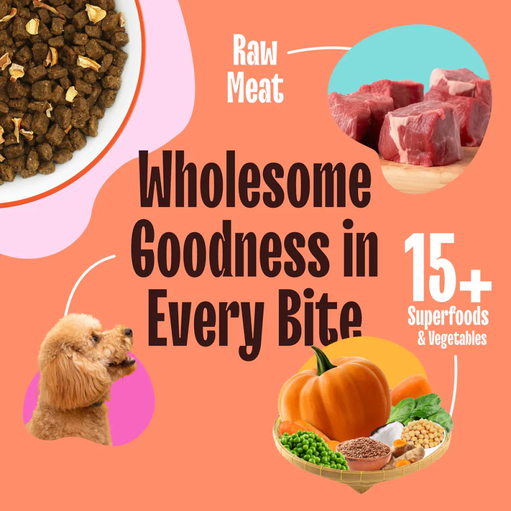 Kennel Kitchen Air Dried Chicken and Mackerel Puppy & Adult Dog Dry Food (All Life Stage) - Image 4